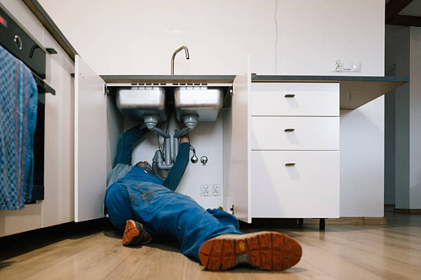 Professional Drain Cleaning technician working in Middleville, MI